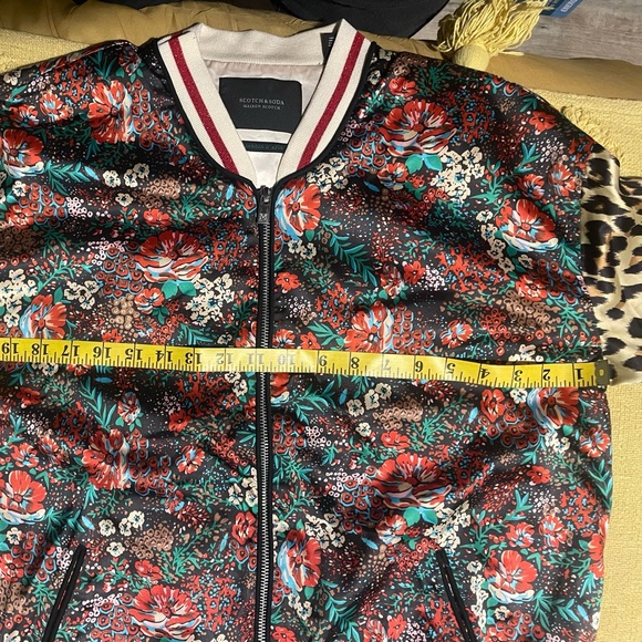 Scotch and Soda, multi print, Bomber jacket, Sz 3 (L) - Picture 5 of 7